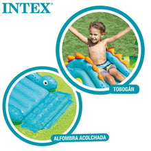Carica l&#39;immagine nel visualizzatore di Gallery, Intex 57166NP - Piscina Gonfiabile Play Center Dinosauri, Vinile, Multicolore, 191x152x58 cm