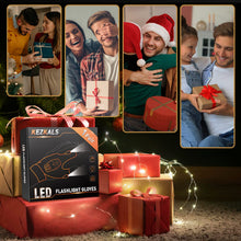 Carica l'immagine nel visualizzatore di Gallery, KEZKALS Regalo para Hombre Mujer, Guantes Con Luz LED, Ideas Regalo Hombre Mujer Original, Regalo dia del Padre Madre, Regalo San Valentín Hombre, Regalo Hombre Navidad