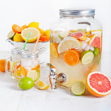 Carica l'immagine nel visualizzatore di Gallery, Saveur et Degustation KV7169 FONTAINE, bevanda in vetro, 4 l, trasparente, 15 x 15 x 25,5 cm