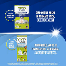 Carica l'immagine nel visualizzatore di Gallery, Vivin Tosse Complete Azione 3in1 Tosse Secca, Tosse Grassa, Mal Di Gola, Sciroppo 150 ml. Senza Glutine e Senza Lattosio.