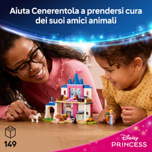 Carica l'immagine nel visualizzatore di Gallery, LEGO Disney Princess Castello degli amici animali di Cenerentola 43283