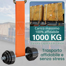 Carica l'immagine nel visualizzatore di Gallery, Pavlleen 4 Pezzi Cinghie a Cricchetto con Cricchetto, 2.5 cm x 4 m