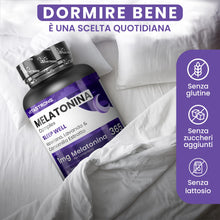 Carica l'immagine nel visualizzatore di Gallery, Melatonina Complex 1 mg Valeriana Camomilla Lavanda B6 per Dormire 365 cpr