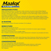 Carica l'immagine nel visualizzatore di Gallery, Maalox RefluRAPID Advance Antiacido con Acido Ialuronico, 20 Stick