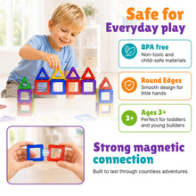 Carica l'immagine nel visualizzatore di Gallery, Desire Deluxe 94 PEZZI Costruzioni Magnetiche per Bambini Gioco Educativo e Creativo per Bimbi da 3 Anni Plastica ABS Al