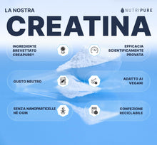 Carica l'immagine nel visualizzatore di Gallery, Nutripure - Creatina Monoidrata Creapure® 100% Pura - 150 g