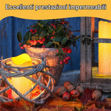 Carica l'immagine nel visualizzatore di Gallery, EXTSUD Set di 4 Candele a LED senza Fiamma con Telecomando, Impermeabili Outdoor LED Candele, Luce Notturna Antivento, L