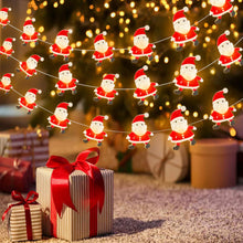 Carica l'immagine nel visualizzatore di Gallery, Catena Luminosa Natale, 2M 20LED Luci della Stringa di Babbo Natale, Decorazioni Natalizie Stringa Luci per Festa, per A