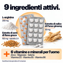 Carica l'immagine nel visualizzatore di Gallery, 4 HIM TestoBalance Testosterone Uomo, Integratore Zinco, 60 Compresse