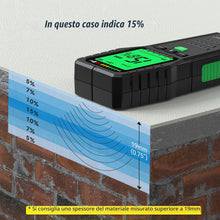 Carica l'immagine nel visualizzatore di Gallery, RDINSCOS MT28 - Misuratore di umidità per legno, senza perni, per pareti, tronchi, roulotte, legna da ardere, 4 modalità