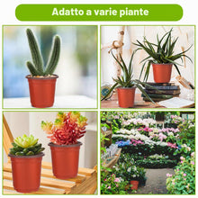 Carica l'immagine nel visualizzatore di Gallery, Vasi Plastica 100 Pezzi Vasi per Piante, Vasi Da Fiori in Plastica 9.8 cm di Diametro Vasi per Piantine, Piante, Succule