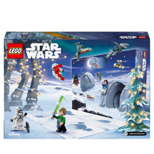 Carica l&#39;immagine nel visualizzatore di Gallery, LEGO Star Wars Calendario dell&#39;Avvento 2024, Giocattolo da Collezione con 18 Modellini e 6 Personaggi tra cui la Principessa Leia e Luke Skywalker, Giochi per Bambini da 6 Anni, Regalo di Natale 75395