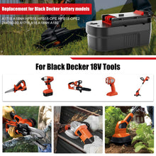 Carica l'immagine nel visualizzatore di Gallery, Moticett 18V 3.6Ah HPB18 Ricambio per Black Decker Batteria NI-MH Compatibile per Black Decker A1718 A18 A18E A18NH HPB18 HPB18-OPE Firestorm FS180BX FS18BX FS18FL FSB18 NST2118 244760-00