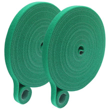 Carica l'immagine nel visualizzatore di Gallery, 2 Rotoli di Nastro Autoadesivo per Piante 10mm x 10m, a Strappo, Nastri Riutilizzabili per Sostegno, Legatura e Tutori d