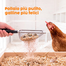 Carica l'immagine nel visualizzatore di Gallery, Okköbi Paletta per Pollaio, Set da 2 Setacci per Sabbia e Lettiera