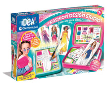 Carica l&#39;immagine nel visualizzatore di Gallery, Clementoni Idea - Fashion Designer, Lavagna Luminosa Creativa per Bambine 7+ Anni, Set Abbigliamento con Supporto Pieghevole, Disegni e Modelli Unici, Gioco Creativo, Made in Italy, 18715