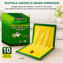 Carica l'immagine nel visualizzatore di Gallery, Trappole Scarafaggi 10 Pezzi Trappole per Blatte Cimici 31.5cm x 21cm