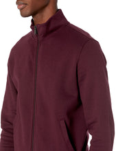 Carica l&#39;immagine nel visualizzatore di Gallery, Amazon Essentials Felpa con Collo a Lupetto con Cerniera Integrale Uomo, Bordeaux, L