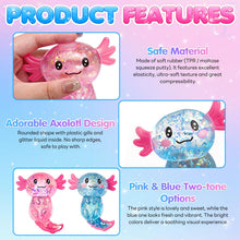 Carica l'immagine nel visualizzatore di Gallery, 2 Pezzi Squeeze Giocattoli,Axolotl Squeezes Toy,Axolotls Squishy
