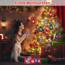 Carica l&#39;immagine nel visualizzatore di Gallery, Calendario Avvento fai da te - 2024 Calendario dell&#39; Avvento Vuoto da Riempire,18 x 13 cm Sacchetti Calendario Avvento da Riempire per Bambini Donna Uomo,24 Natale Bustine Calendario Avvento fai da te
