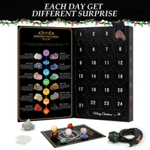 Carica l'immagine nel visualizzatore di Gallery, Calendario Avvento 2024 Adulti Pietre e Cristalli Regalo di Natale per Uomo Donna