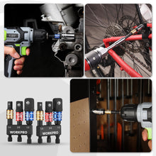 Carica l'immagine nel visualizzatore di Gallery, WORKPRO Set 3 Adattatori per Bussole 1/4", 3/8" e 1/2"