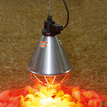 Carica l'immagine nel visualizzatore di Gallery, Kerbl Lampada riscaldante a infrarossi, 5 m, confezionato singolarmente in cartone, alluminio, con paralume in alluminio
