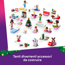 Carica l'immagine nel visualizzatore di Gallery, LEGO Friends Calendario dell'Avvento 2025 per Bambine da 6 Anni - Giocattoli per il Conto alla Rovescia di Natale con 24 Sorprese, tra cui 5 Mini Bamboline, 5 Animali Domestici e Accessori - 42668