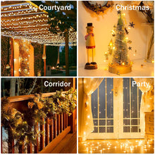 Carica l&#39;immagine nel visualizzatore di Gallery, MUXIJIA 2 x luce stringa LED, 30 x LED 3M / 10Ft esterno/interno alimentatore USB impermeabile per camera da letto, cortile, matrimonio, Natale, fai da te, ecc. (Bianco caldo)