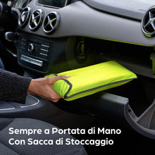 Carica l'immagine nel visualizzatore di Gallery, Prowiste 4 Giubbotti Catarifrangenti Auto Gialli – Gilet Alta visibilità