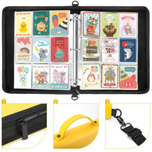 Carica l&#39;immagine nel visualizzatore di Gallery, Yinke Album per carte, carte da collezione, per fino a 400 card, borsa da viaggio, custodia protettiva