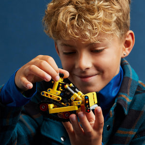 LEGO Technic Bulldozer da Cantiere, Giochi per Bambini, Bambine, Ragazzi e Ragazze da 7 Anni in su, Set con Veicolo Giocattolo da Costruire, Regalo per i Fan delle Costruzioni 42163