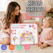 Carica l'immagine nel visualizzatore di Gallery, Tavolo Multiattivita Bambini Giochi Montessori 1 Anno Busy Board 10-in-1