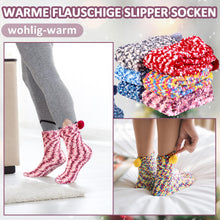 Carica l'immagine nel visualizzatore di Gallery, 6 Paia Calzini Morbidi Donna Natale Divertenti - Idee Regalo Comodi Caldi Invernali Cupcake Soffici Colorati per Casa - Regali per Ragazze Amica Sorella Mamma