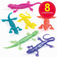 Carica l'immagine nel visualizzatore di Gallery, Baker Ross P515 Lucertole Elastiche (confezione da 8) per Bambini