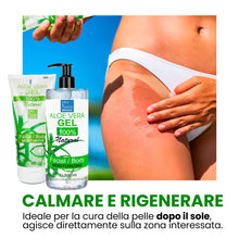 Carica l'immagine nel visualizzatore di Gallery, Aloe Vera Gel 100% Natural Gel Aloe Vera Puro 500 ml Sollievo Crema Doposole Rasatura Crema Post Depilazione Idratante V