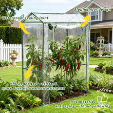 Carica l'immagine nel visualizzatore di Gallery, Chiaro PVC Piccolo Copertura della Casa, 100x50x150cm, Serra da Giardino, Serra da Balcone, per Prevenire Danni alle Pia