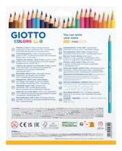 Carica l&#39;immagine nel visualizzatore di Gallery, Giotto Pastelli colorati Colors Smile - 24 pezzi