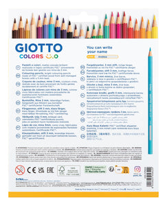 Giotto Pastelli colorati Colors Smile - 24 pezzi