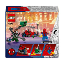 Carica l&#39;immagine nel visualizzatore di Gallery, LEGO Marvel Inseguimento Sulla Moto: Spider-Man vs. Doc Ock, Motocicletta Giocattolo da Costruire per Bambini e Bambine da 6 Anni in su con Shooter e Spara Ragnatele, Idea Regalo di Compleanno 76275