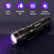 Carica l'immagine nel visualizzatore di Gallery, Eletorot Torcia UV 395 NM Ultravioletti Zoomable Blacklight per Resina Polimerizzante, Rilevatore di Urina di Cane Gatto