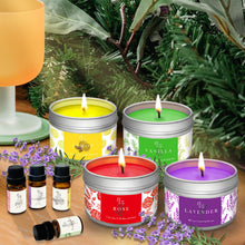 Carica l'immagine nel visualizzatore di Gallery, Kit per Fabbricazione Candele,Kit Candele fai da te,Aromaterapia Per La Creazione di Candele,Cera di soia,Creazione di C
