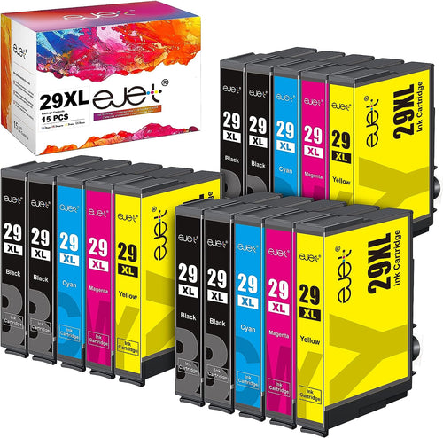 Gohepi ejet Q-IMAGE 29 XL Compatibili Cartucce Epson 6 Nero,3 Ciano,3 Magenta,3 Giallo