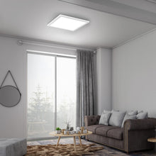 Carica l'immagine nel visualizzatore di Gallery, BRILONER - Plafoniera LED ultrapiatta, 30x30x6 cm, colore luce bianca neutra, 12 watt, 1300 lumen, lampada LED, plafonie