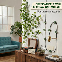 Carica l'immagine nel visualizzatore di Gallery, 70 Clip per Piante Rampicanti, Supporto Murale Autocollante per Piante d’Interno, Ganci da Parete per Pothos, Philodendr