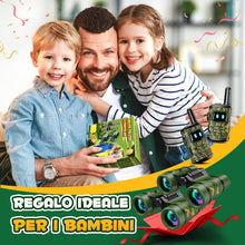 Carica l'immagine nel visualizzatore di Gallery, Dislocati Giochi Bambino 3-9 Anni Maschio, Walkie-talkie Bambini Regalo Bambino 3-9 Anni Binocolo Bambini Giochi da Giar
