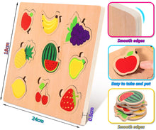 Carica l'immagine nel visualizzatore di Gallery, lenbest 6 Pezzi Puzzle Legno - Giochi Bambini - Giochi Montessori - Giochi Educativi - Giochi Giocattoli Gioco Bambini Bambino Bambina 2 3 Anni Femmina Maschio - Regalo Natale Compleanno