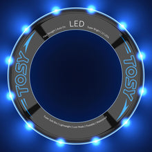 Carica l'immagine nel visualizzatore di Gallery, TOSY Flying Ring - 16 milioni di colori RGB o 12 LED, luminoso, modalità smarrimento, accensione automatica, impermeabile, frisbee leggero, regalo di compleanno e di Natale per ragazzo/ragazza/bambino