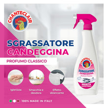 Carica l'immagine nel visualizzatore di Gallery, Chanteclair - Sgrassatore Candeggina Profumo Classico 12 flaconi da 625ml