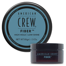 Carica l'immagine nel visualizzatore di Gallery, American Crew Fiber, Cera Capelli Uomo, Tenuta Forte &amp; Finish Opaco, Texturizza &amp; Ispessisce i Capelli, 85g